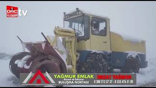 Horoz Köyünde Kar Yağışı Etkili Oldu