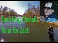 Searching Chehalis River for Zack