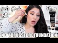 L.A. GIRL TINTED FOUNDATION REVIEW | NEW DRUGSTORE FOUNDATION