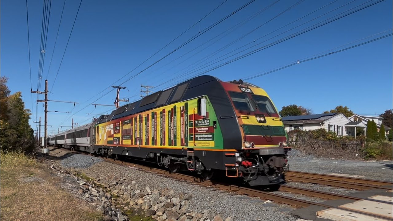NJ Transit ALP-45DP #4508 (Black History Wrap) NJCL Train 7241
