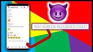 🔥How to Screen Record Snapchat Chats without knowing them 😲Secret way to record chat |Snapchat Hacks screenshot 4
