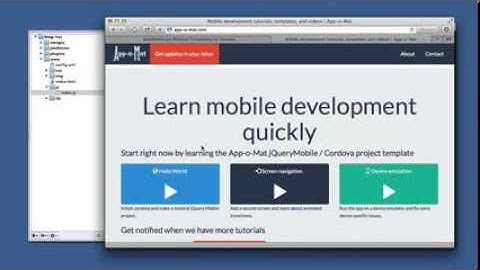 Use Handlebars to make HTML templates for your mobile app