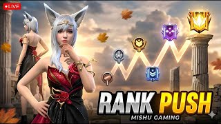 FF LIVE | NEW RANK SEASON ! TC GAMEPLAY WITH SUBS | #livestream  #freefire #comeback #mishu