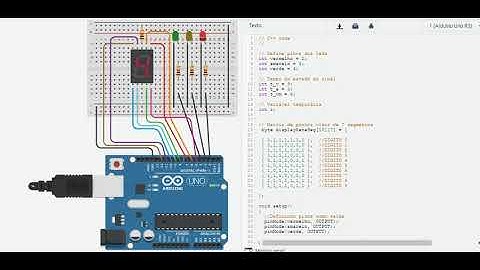 Semáforo com contador de tempo - Arduíno