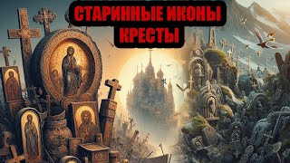 Обзор антиквариата: икона Николая Чудотворца, старинные кресты Российской империи