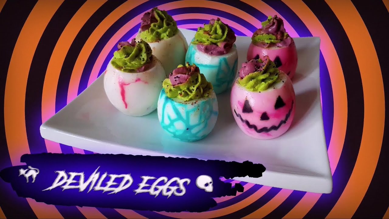 Halloween Deviled Eggs YouTube