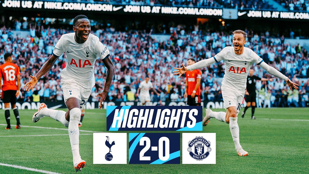 Manchester United beat Tottenham Hotspur 2-0 in Premier League