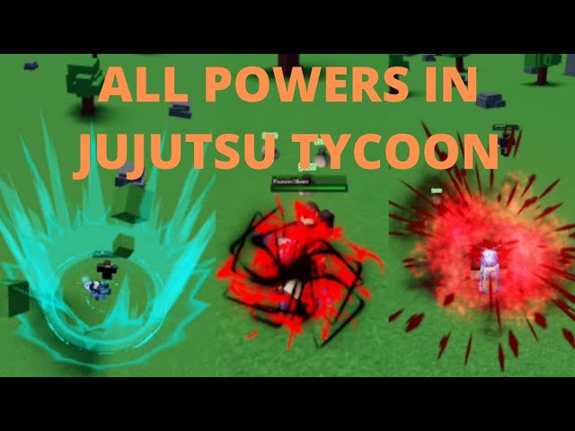 Showing All Cursed Techniques In This New Jujutsu Tycoon Game 