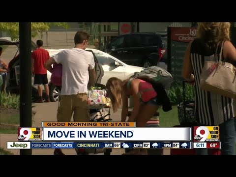 College move-in day: