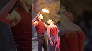 Ignatius and Anastasia, Masters of the Flame #fire #circus #halloween