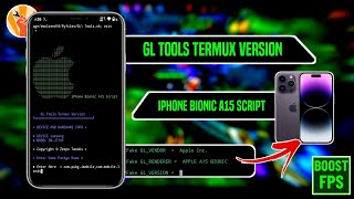 Finally  Termux iPhone Bionic A15 Gaming Script File | No Root