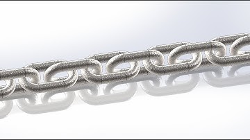 Modeling a Chain in SolidWorks | Realistic Link-by-Link Chain Design
