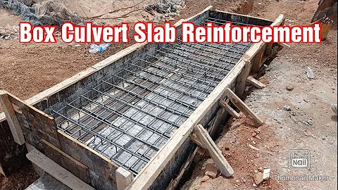 Box Culvert Slab Reinforcement Details | Double Mat Detailing of Slab