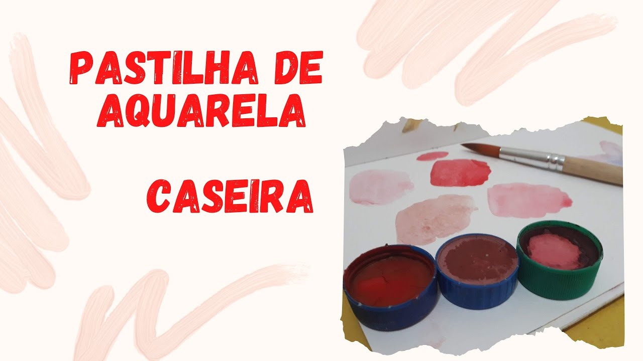 PASTILHA DE AQUARELA CASEIRA