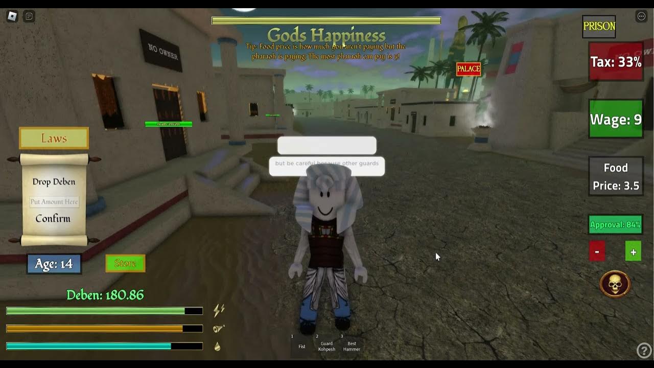 Roblox Ancient Egypt Roleplay How to get DEBEN EASY !!! - YouTube