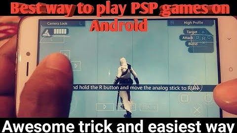 How to play PSP games on any android smartphone no root|| 2018 latest trick