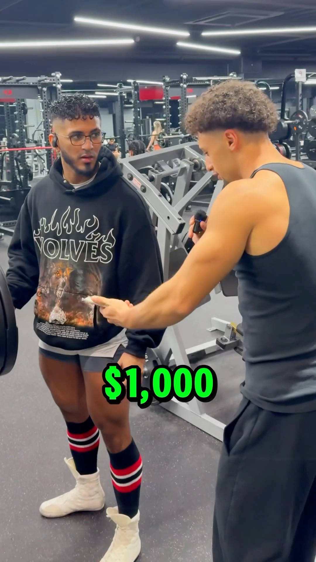 Can this boy beat me for $1,000??⁉️