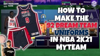 How To Create The 1992 Dream Team In NBA 2K21 MyTeam