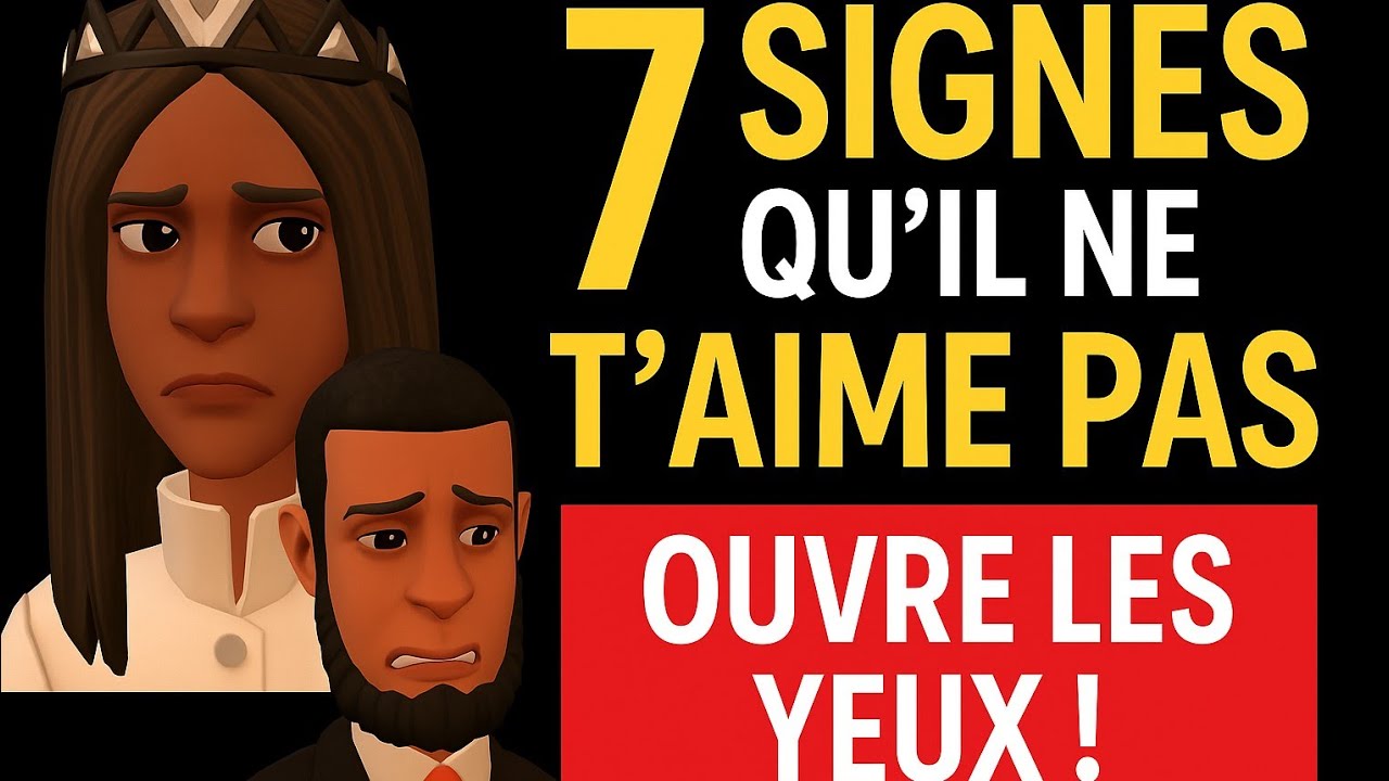 7 SIGNES QU’UN HOMME NE T’AIME PAS VRAIMENT (SELON DIEU)