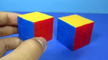 Colored Keychain Witeden 3x3 Lightake Unboxing and Solve