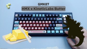 These keycaps look and sound good! | HMX x KineticLabs Butter | GMK87 | sound test