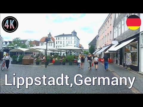 Walking tour in Lippstadt in Germany 4k 60fps (☀️2023)