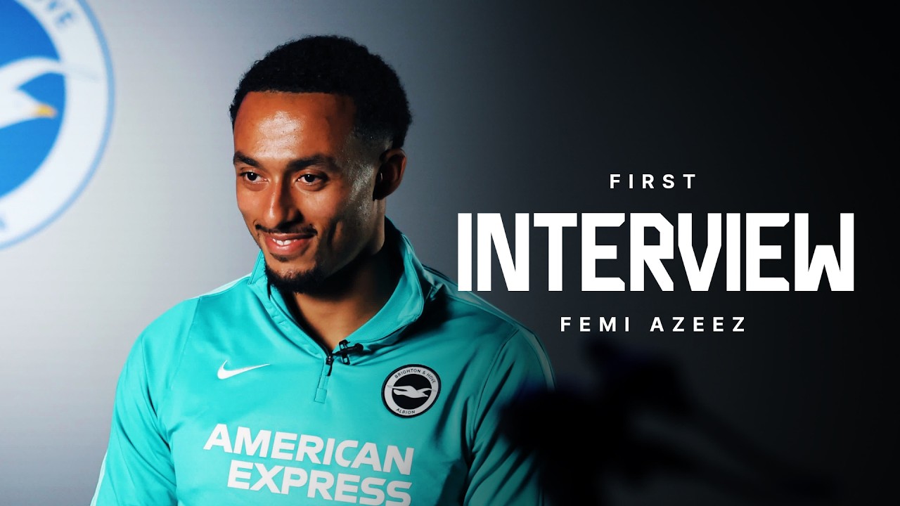 Femi Azeez's first Albion interview | First interview