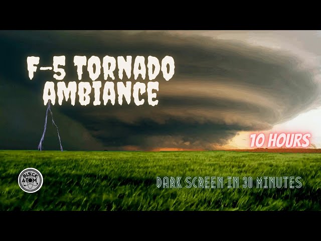 Sounds for Deep Sleep ⨀ The Sound of an F-5 Tornado ⨀ Dark Screen ⨀ 10 Hours class=