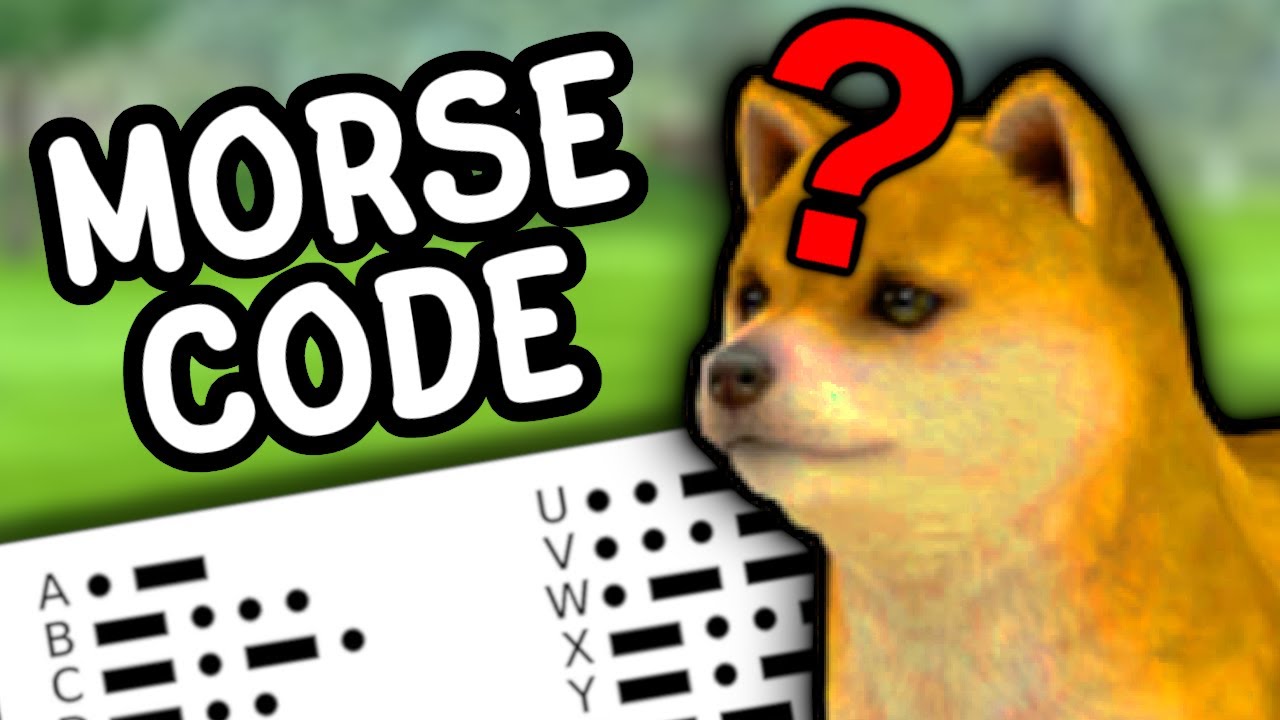 Nintendogs, But My Dog Only Learns In Morse Code!
