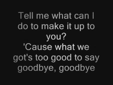 Bruno Mars - Too Good To Say Goodbye Lyrics