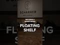 Floating shelf for the studio, inspired by @achappel. #woodworking #diy #sawmill