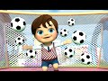 Hei, hei Vem Brincar , Baby Lily aprende a jogar futebol ⚽ - Banana Cartoon em Português