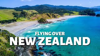 RELAXING DRONE FLIGHT | Flying Over New Zealand With Stress Relief Music