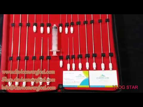 FULL BODY FAT RESHAPING LUER LOCK LIPOSUCTION CANNULA SET DISPOSEABLE CANNULA DAVICON ENTERPRISES