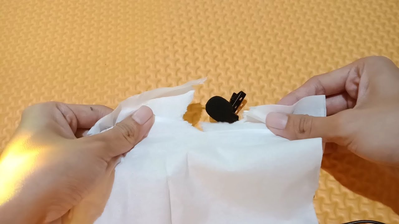 1 Minute ASMR Tissue Ripping Tearing Sounds (No Talking)