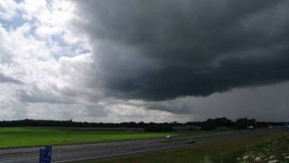 Time Lapse - Growing Clouds At Hoogeveen - Netherlands