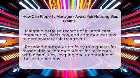 How Can Property Managers Avoid Fair Housing Bias Claims? - Mastering Property Management