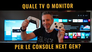 Quale TV o MONITOR per PS5 o XBOX series S NEXT GEN? - YouTube