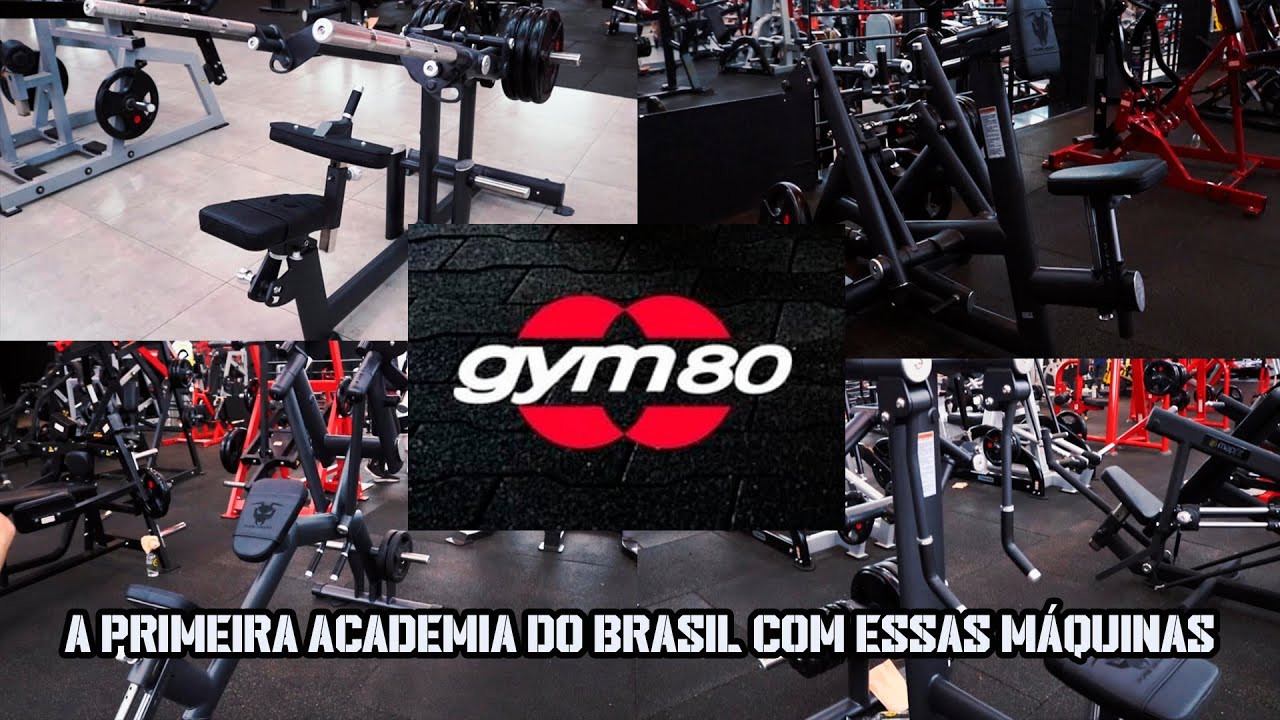 GYM80 ハイロウ Séria Máquinas - CHEGARAM!! máquinas especiais da GYM 80 - YouTube