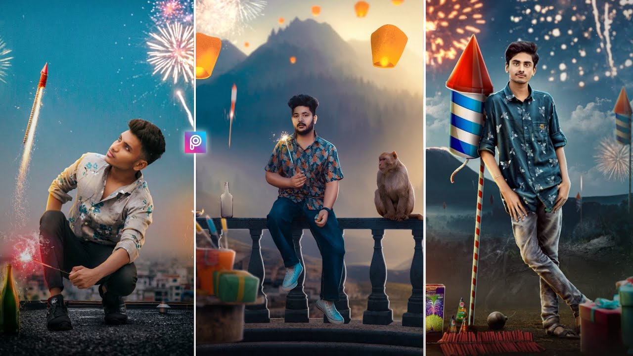 Diwali Photo Editing Picsart || Diwali Photo Kaise Edit Kare 2022 - Shipan Edits