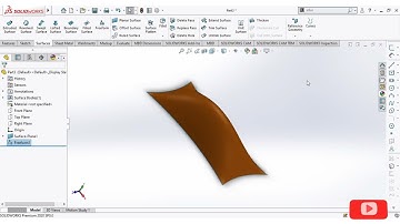 🔥Use of FreeForm Comand in making of Pillows 😉 Advanced Solidworks Training 😀