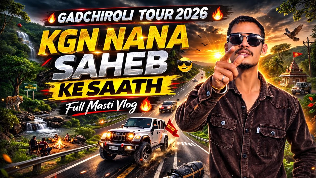 Entry Maar Di Gadchiroli Mein 😎 Shocking Entry in Gadchiroli 🔥 | Road Vlog and DURG TO GADCHIROLI 🌹