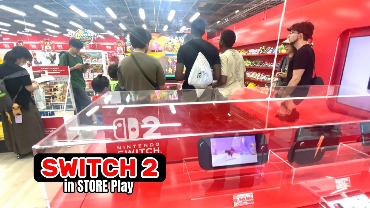 Switch 2 in Shops in JAPAN - YouTube