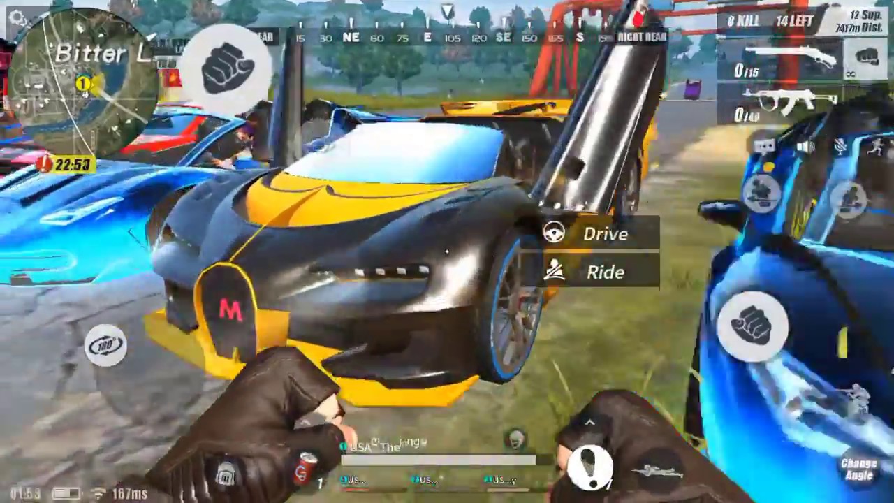 ROS Racing Sport Car (Lambo, Mustang, Bugatti) (Richest Kids in Rules of Survival)