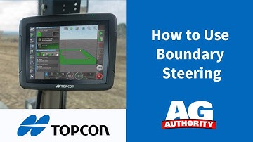 Topcon X Series - How to Use Boundary Steering