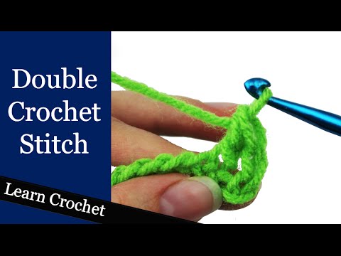 How to Double Crochet Stitch - Beginner Course: Lesson #9 - YouTube
