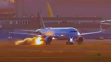 Airplane Engine EXPLODES on Takeoff