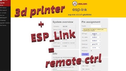Удаленное управление 3d принтером. Android / ESP Link / ESP8266 / Marlin