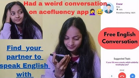 English conversation at acefluency application | Get 25 mins of free calling everyday on this app