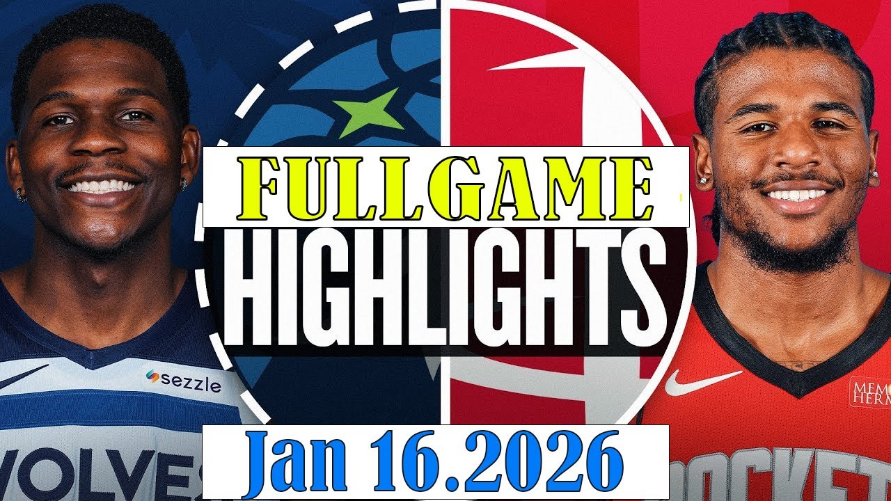 Houston Rockets vs Minnesota Timberwolves FULLGAME Qtr Jan 16.2026 Highlights | NBA HIGHLIGHT